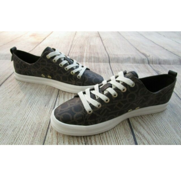 Calvin Klein Monogrammed Sneakers - Picture 7 of 12